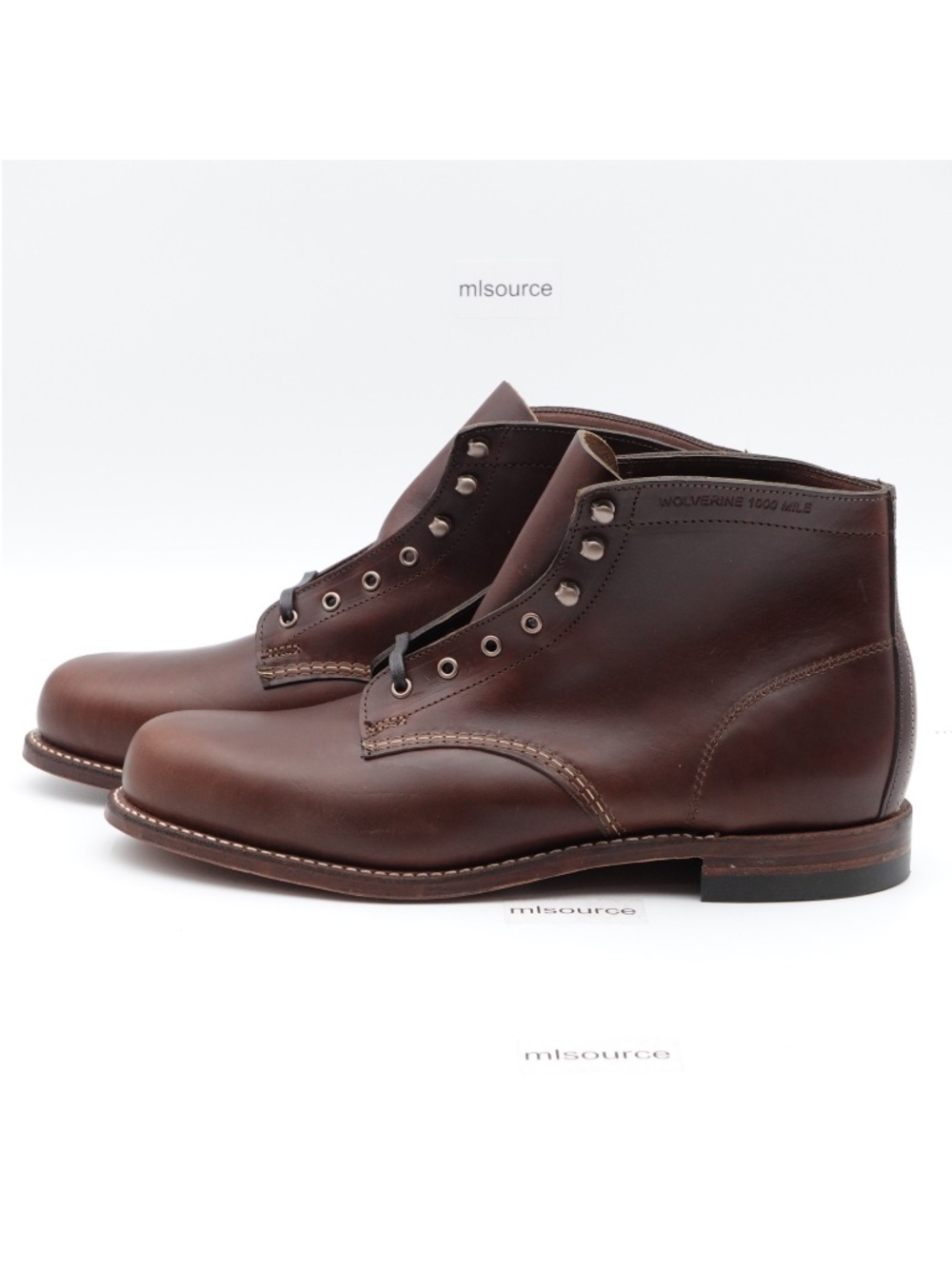 Wolverine Men's 1000 Mile Plain-Toe Original Leather Made in USA Boots W05301